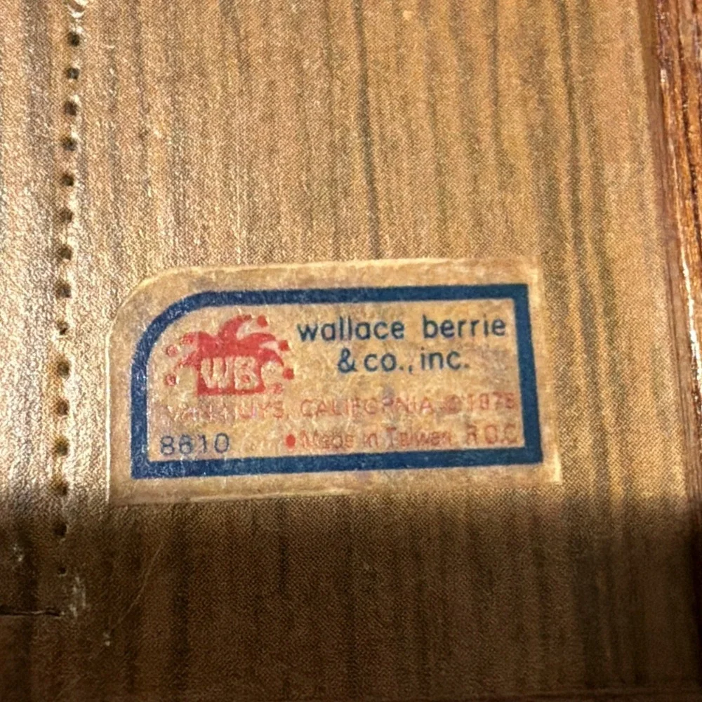 Vtg 1978 Wallace Berrie Animal Wood Art Set Of Four 3D 7.5